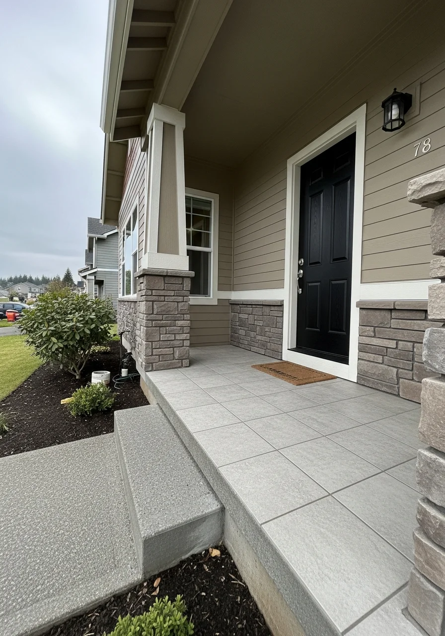 King County suburban home with professional exterior work and clear property boundaries.